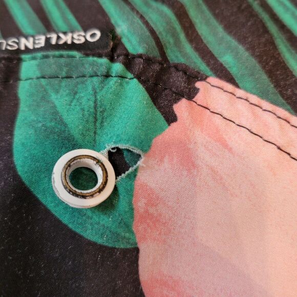 Osklen Surfing Men's Board Shorts Floral Swim Trunks Size 30 Tropical Pink Black - Picture 8 of 9